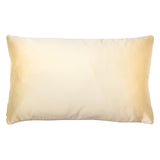 Cream silk obi pillow reverse.