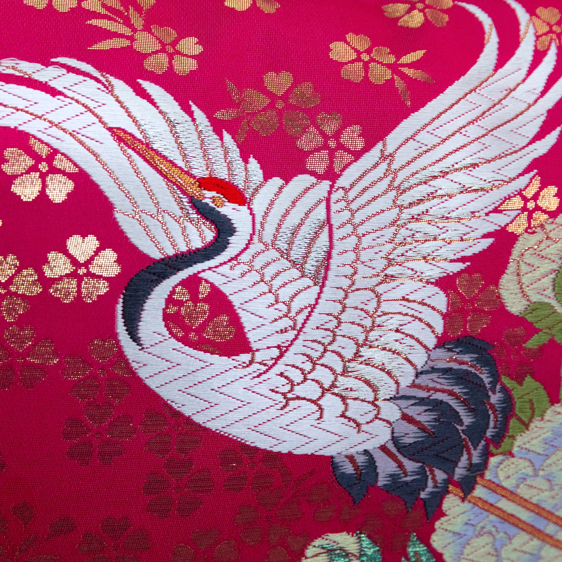 Flying crane decor pillows