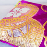 Gold Purple Designer Cushion