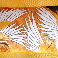 Oriental Kimono Pillow detail