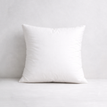 square feather cushion insert with cambric cotton cover