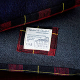 Designer Cushion Limited Edition in Grey Navy Wool Tartan
