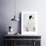 Kitagawa Utamaro Print Flirtatious Lover