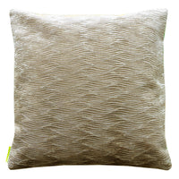 Champagne velvet pillow reverse