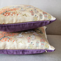 Antique Kimono Pillow Covers