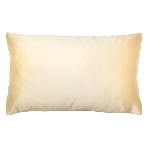 Close-up of the vibrant red hexagon Kiri flower pattern on the Obi Pillow’s textured fabric surface, highlighting intricate