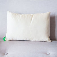 Cream Silk Throw Pillow