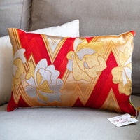 Floral obi pillow by Hunted and Stuffed