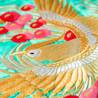 Golden Phoenix Japanese Silk Embroidery