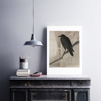 Japanese Crow Print