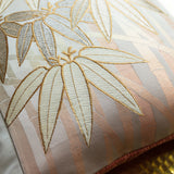 Japanese silk obi pillow