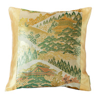 Mountain temples cushion japanese pillow