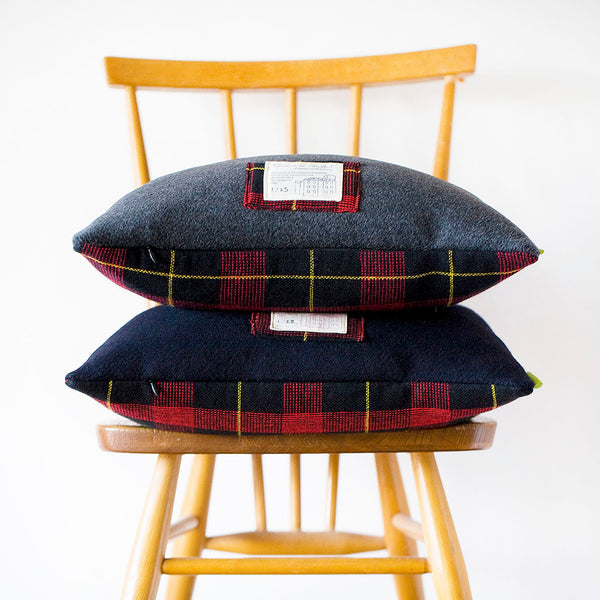 Navy 2025 tartan cushions
