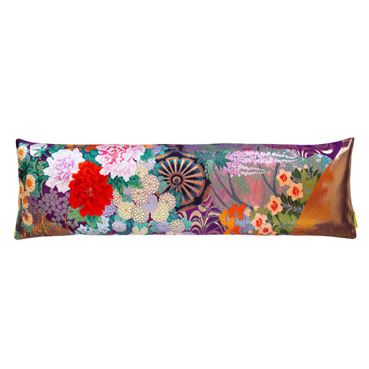 Uchikake bolster pillow by Hunted and Stuffed, London